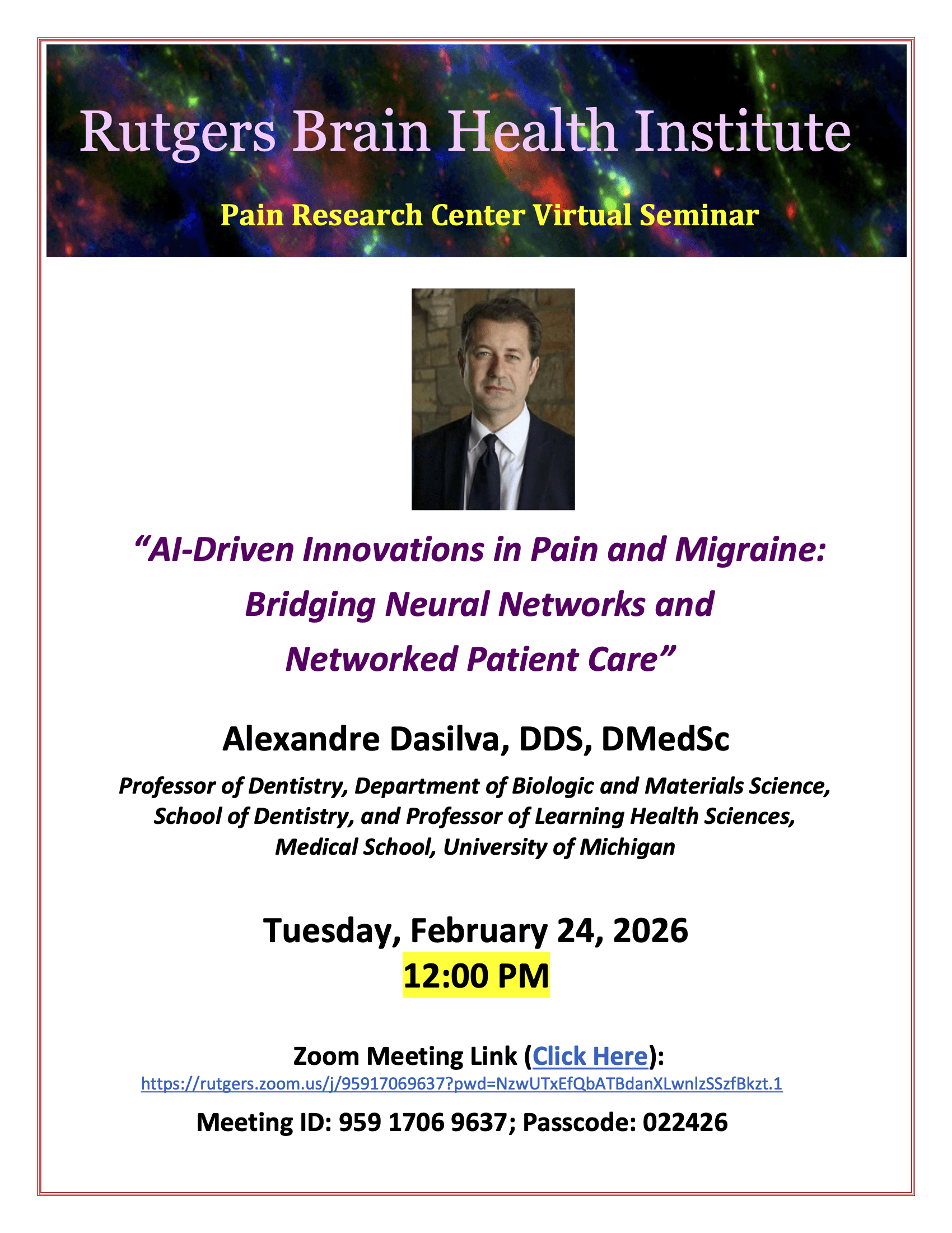 Pain Research Center Seminar_022426